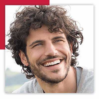 Closeup of Man Smiling